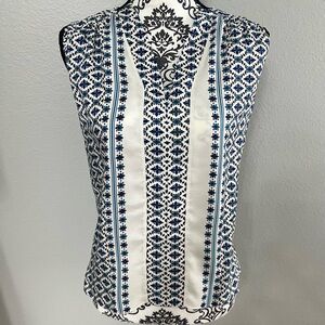 Derek Lam Kara Silk Sleeveless Blouse